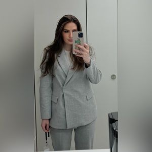 MENSWEAR STYLE SUIT, PANTS AND BLAZER WORE ONCE